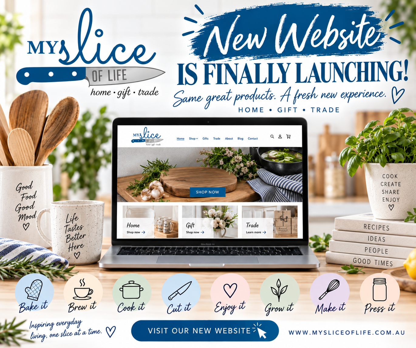 Welcome to the New My Slice of Life Online Store