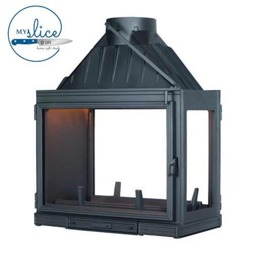 Seguin Multivision 8000 EPI Cheminee Fireplace - Three Sided - Swing Door