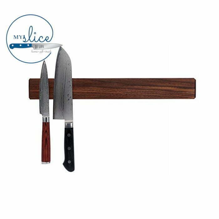 Cheftech 45cm Solid Walnut Magnetic Knife Rack