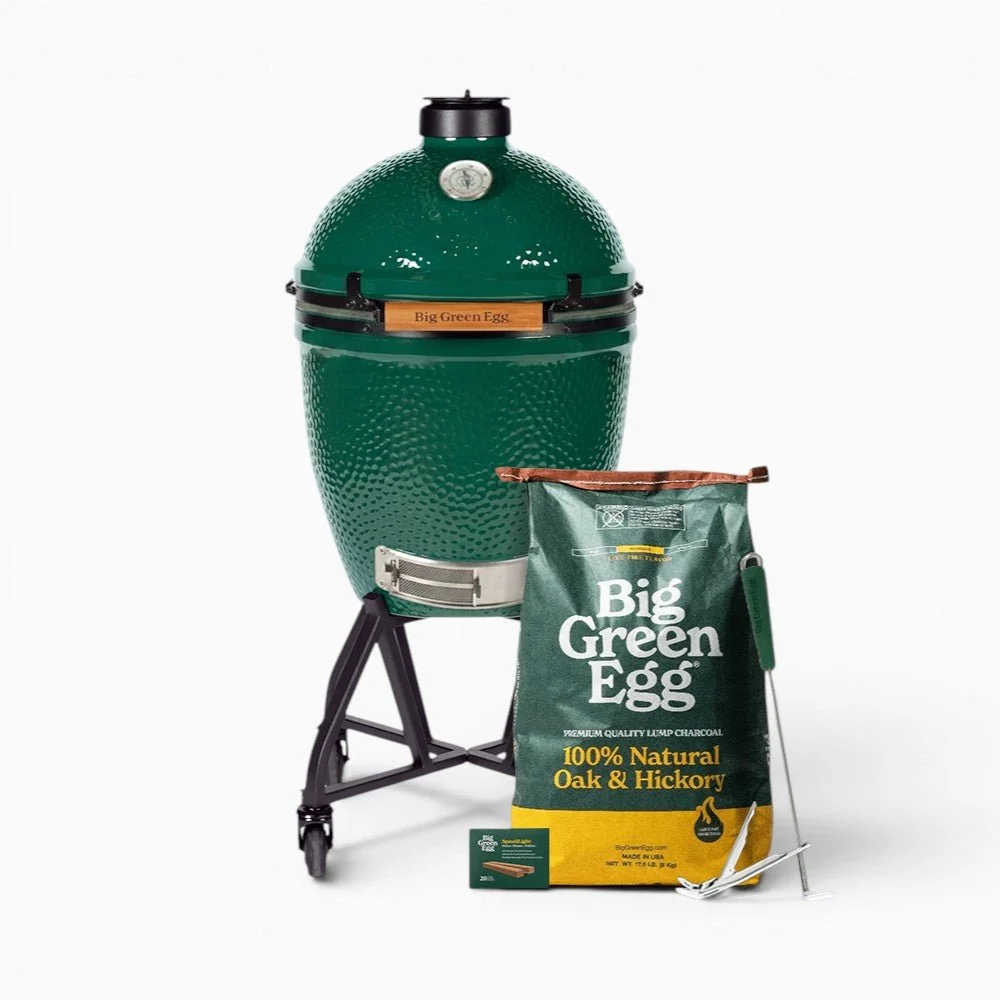 Big Green Egg Large Ceramic Grill - Integrated Nest Bundle