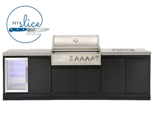 Crossray BBQ 4B-S Series Outdoor Kitchen - BBQ, Cabinet, Sink and Fridge Cabinets
