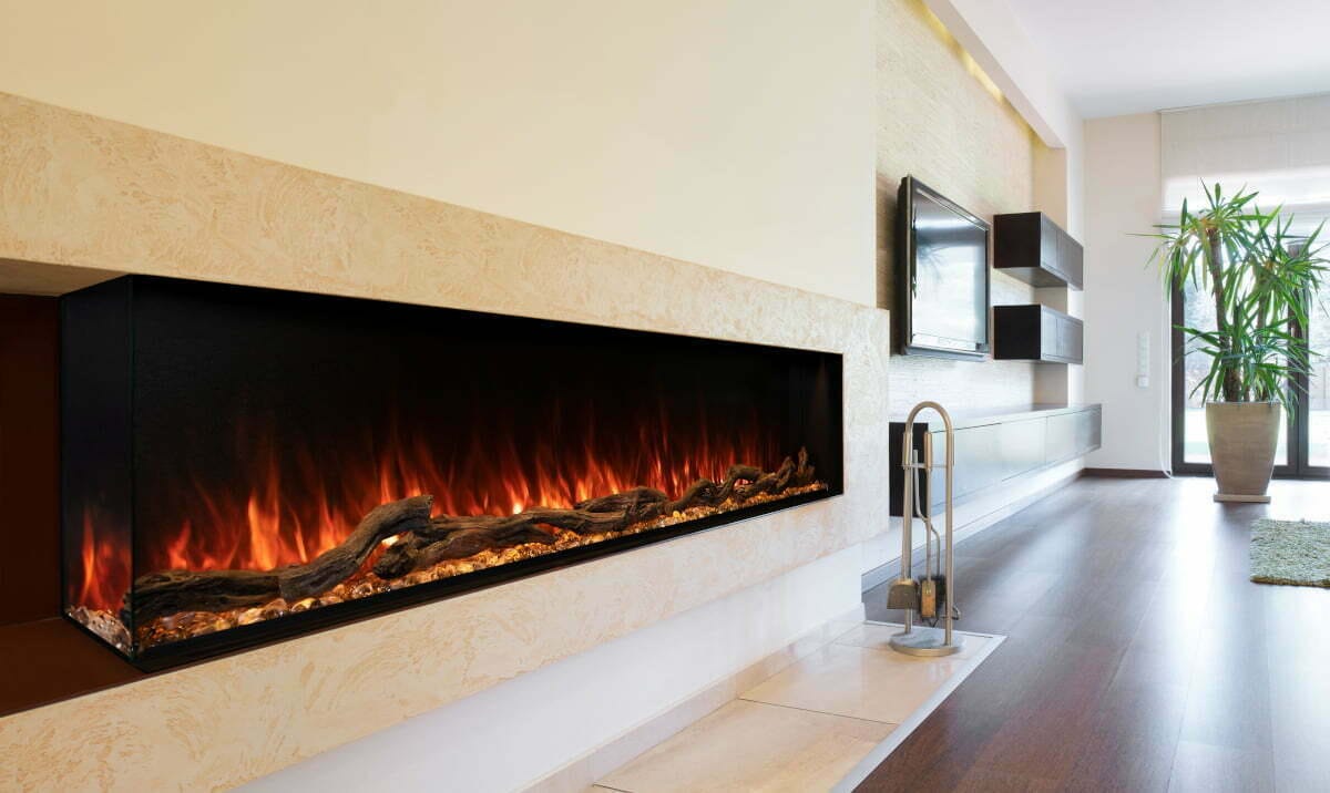 Modern Flames Landscape Pro Multi Series - 96 Inch Electric Fireplace - LPM-9616V2/INT