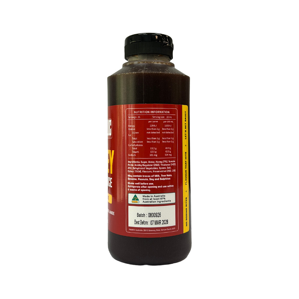 Flavour Republic "Honey BBQ" Sauce