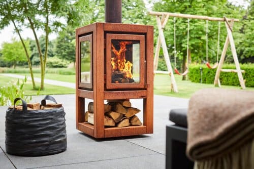 RB73 Quarbua XL Wood Fireplace