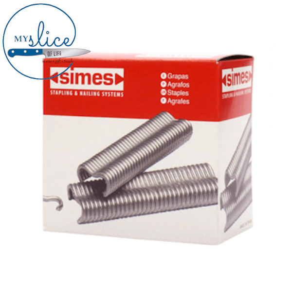 Simes Galvanized Crimping Staples 1000/Box