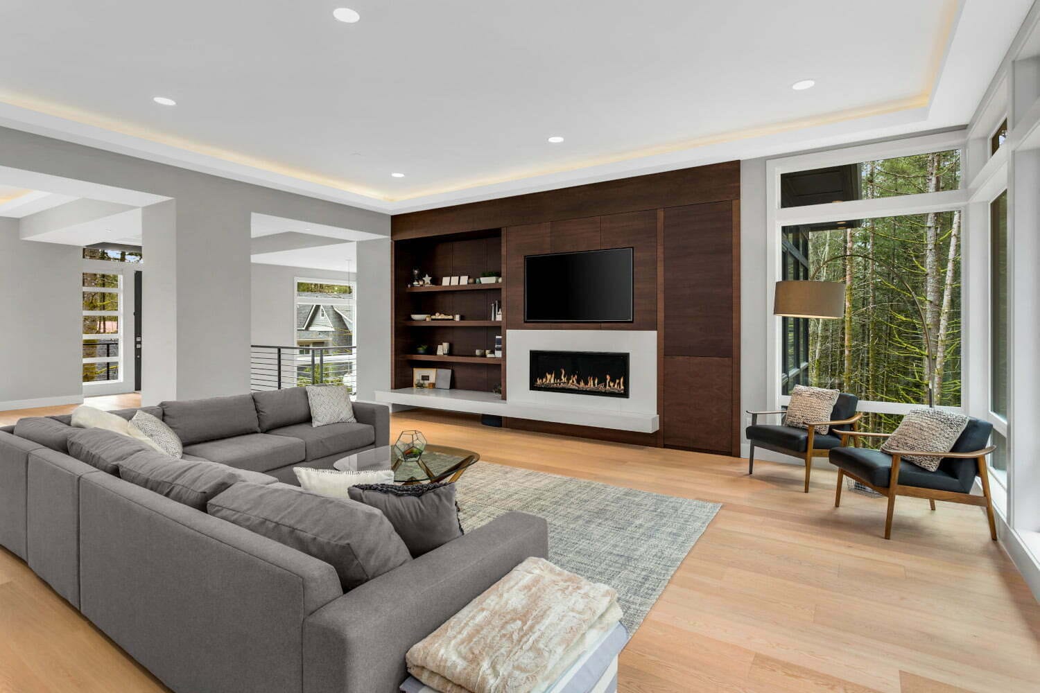 Modern Flames Orion Slim Series - 52 Inch Heliovision Electric Fireplace