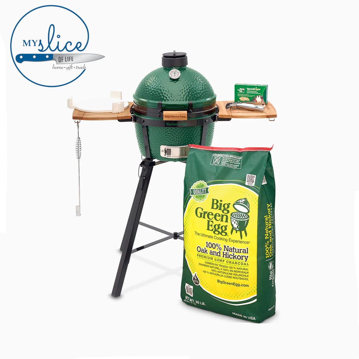 Big Green Egg MiniMax Ceramic Grill - Nest Bundle