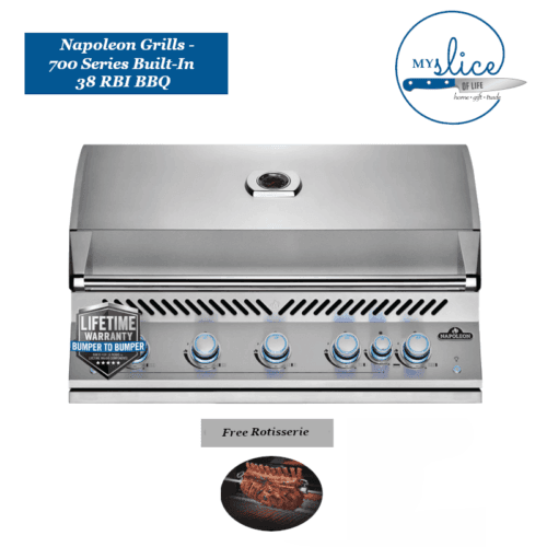 Napoleon Grills 700 Series Built-In 38 RBI BBQ - Rear Infrared & Bottom Burners