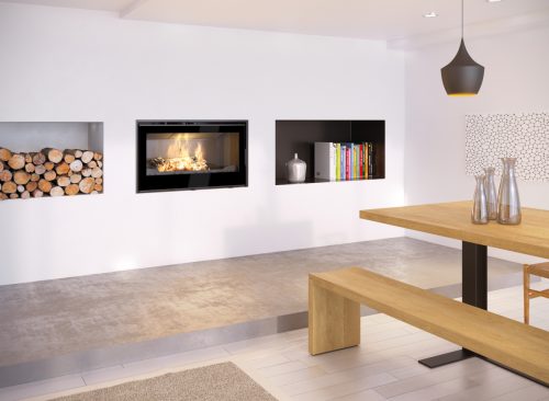 Axis I1000 IB Single Sided Inbuilt Fireplace
