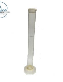 Alla test jar with screw base