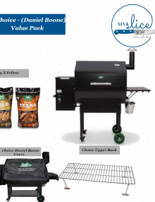 Green Mountain Grills Pellet Smoker – Daniel Boone Choice WIFI Pellet Smoker Value Pack