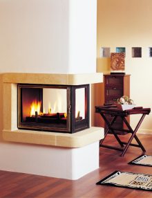 Seguin Multivision 8000 Fireplace - Three Sided - Swing Door (1)