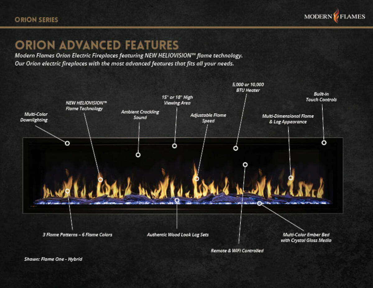 Modern Flames Orion Advanced Features