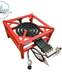 Auscrown Four Ring LP Gas Cast Iron Stock Pot Burner