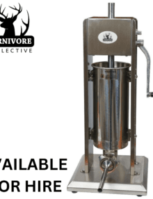 5L Carnivore Collective Vertical Sausage Filler – HIRE per day or weekend