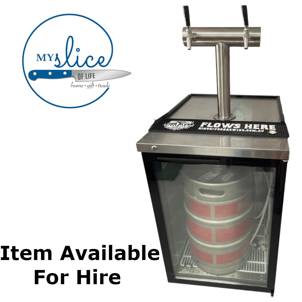 Super Deluxe Kegerator with Double Tap