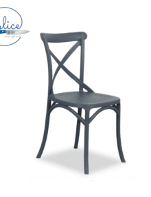 Heritage Outdoor Dining Chair Charcoal (1)