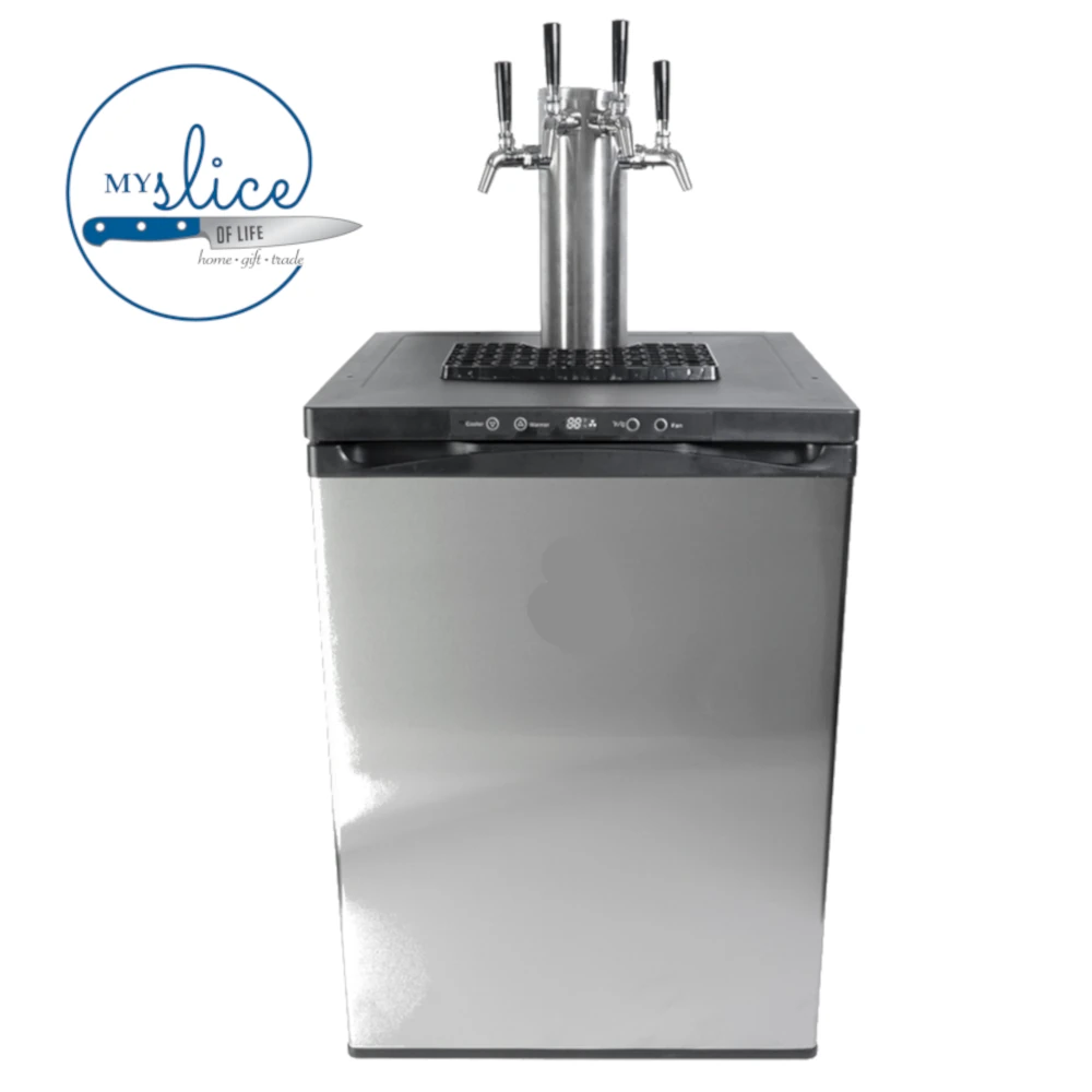 KegMaster XL Premium Kegerator Packages Quadruple Tap