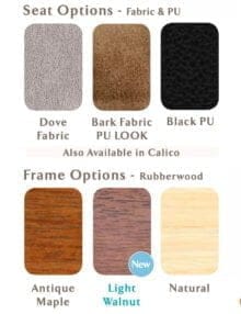 Moon Bar Chair Colour Options