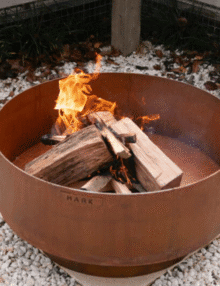Hark Corten Steel 80cm Round Fire Pit (2)