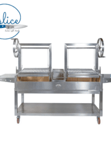 Flaming Coals Deluxe Double Parrilla BBQ Grill with Firebricks 1565 x 550